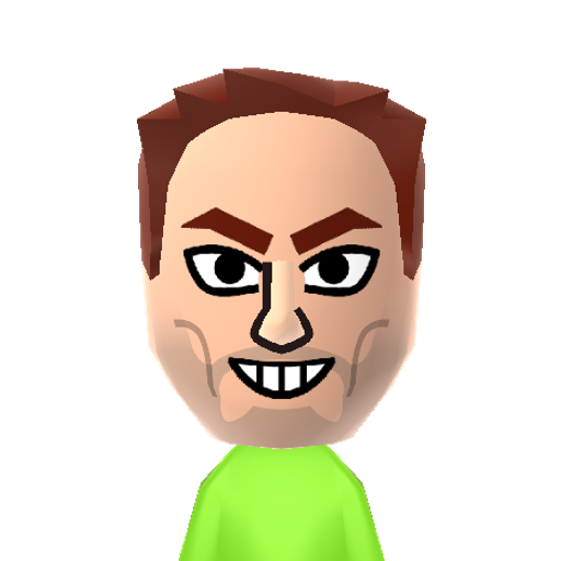 Aran Ryan Mii character: An Irish boxer that is an antagonist in the Punch-Out!! video game series. This Mii is based on his Wii appearance.