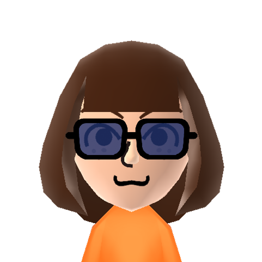 Velma Mii character: These are extracted and derived from the Mii Central Miis from the 3DS Miitopia.