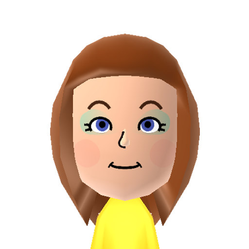 Lana Mii character: A Mii from Wii Sports Resort: Meme Squad, a mod for Wii Sports Resort