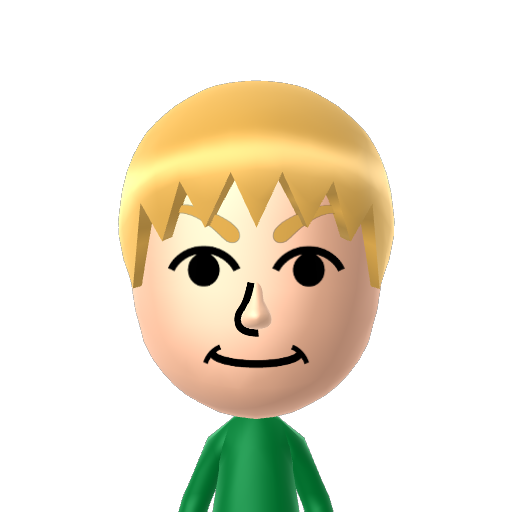 Sammy Mii character: from My Wii U Friend List (July 2017) [@AwesomeGamerland]