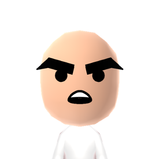 Death Mii character: From the indie game "The Binding of Isaac". One of the six Horsemen. He enjoys floating around the room, spawning scythes and Knights and even his horse to attack Isaac.