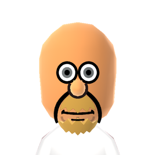 Homer Mii character preview
