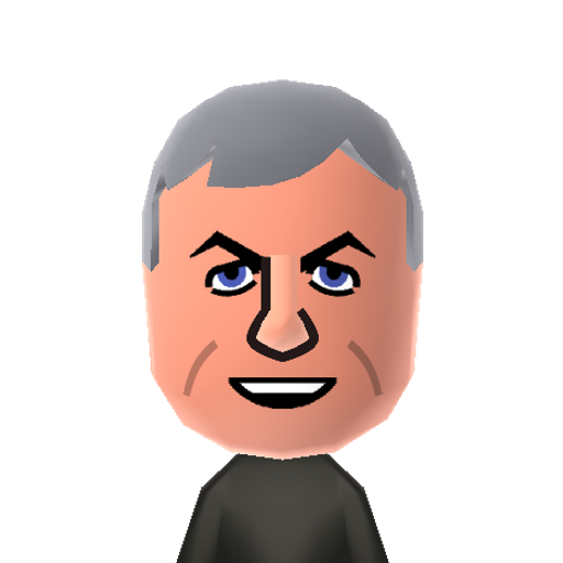 Frank Mii character: Ol' blue eyes, the iconic crooner, known for his classic recordings like "New York, New York", "Summer Wind", "Strangers in the Night", and "My Way".
