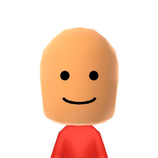 Lego Mii character: The basic LEGO man sans hair/hats.