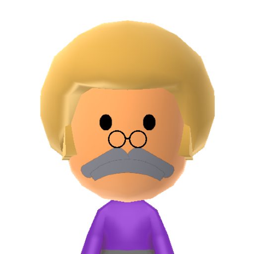 Toadsworth Mii character preview