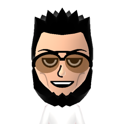 dictador Mii character: Sacha Baron Cohen as the general Haffaz Aladeen from the movie "The Dictator".