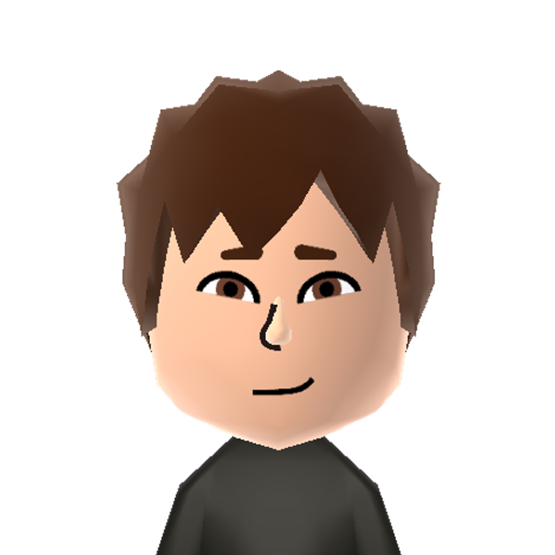 TomDeLonge Mii character: Guitarist and vocalist in the bands "Blink 182" and "Angels and Airwaves".
