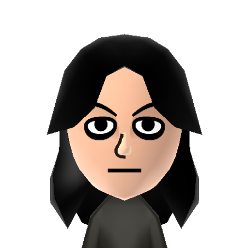 Gerard Mii character: Singer from the band My Chemical Romance