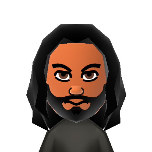 Moundir Mii character: Contestant from the French version of Survivor "Koh-Lanta".