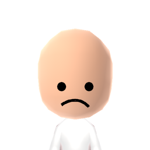 :( Mii character: This is a Mii uploaded for the 3DS version and distributed by Mii Central for both the 3DS and Switch versions of Miitopia.