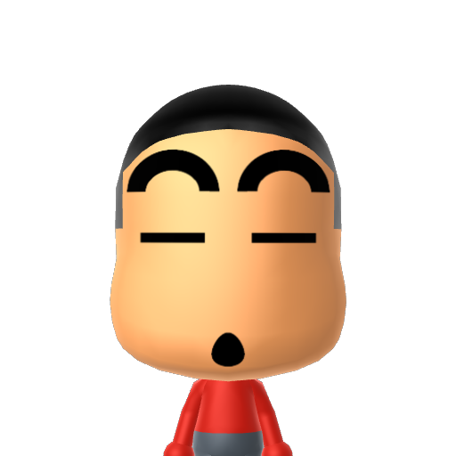 しんのすけ Mii character: These are extracted and derived from the Mii Central Miis from the 3DS Miitopia.