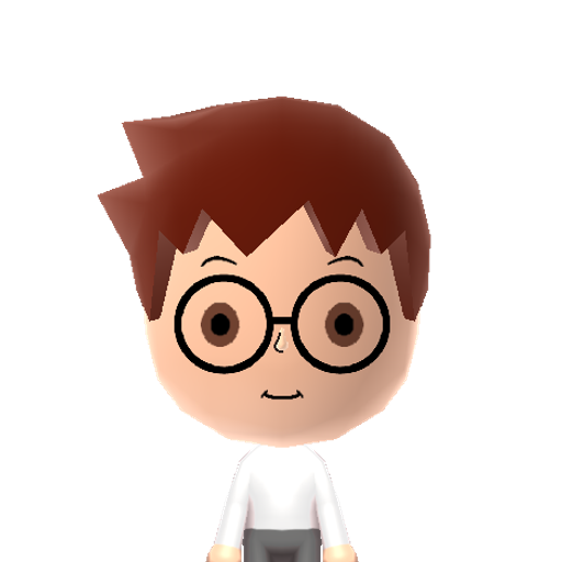 Sherman Mii character preview
