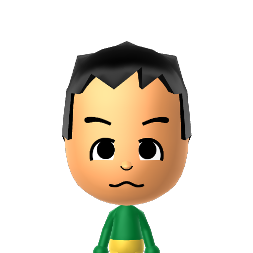 ゆうちゃん Mii character: This Mii could be scanned through the Tomodachi Collection: Shin Seikatsu Fashion Catalog