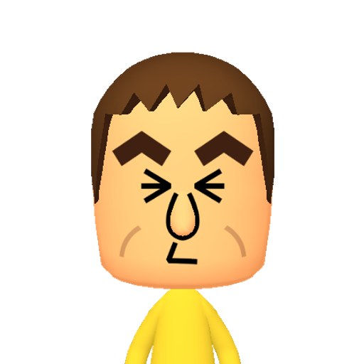 no name Mii character: This Mii is from the Switch SDK as a SampleDB Mii.
