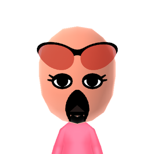 Birdo Mii character: She is one of the bosses in Super Mario Bros. 2 and its remakes. She is also Yoshi's partner in Mario Kart: Double Dash.