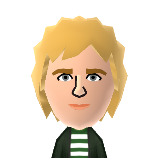 R. Taylor Mii character: Roger Taylor member of the New Wave Band Duran Duran.