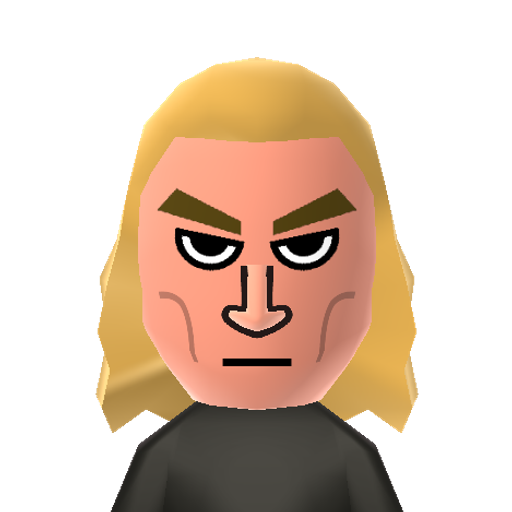 Brock.S Mii character: From the Adult Swim show "Venture Bros."