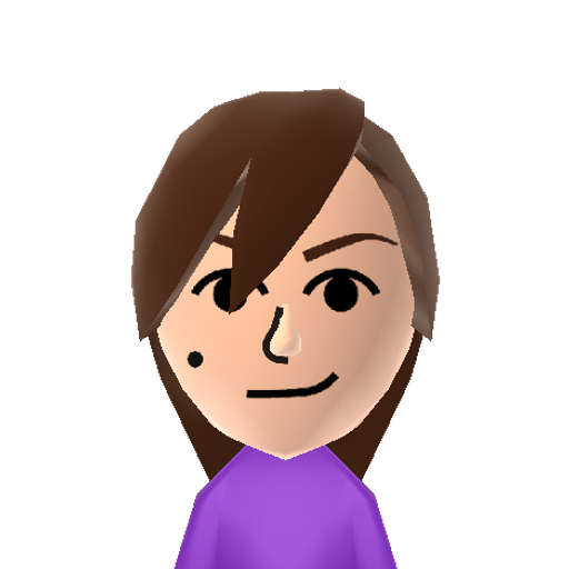 violettin Mii character: These are extracted and derived from the Mii Central Miis from the 3DS Miitopia.