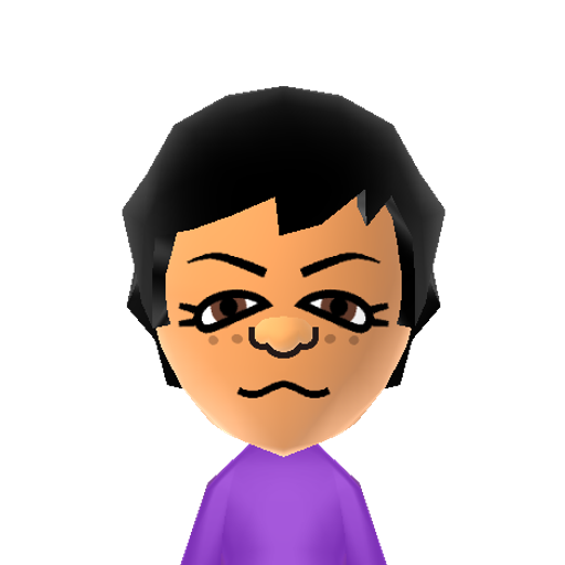 Jazzy Mii character: Custom CPU Miis made by DezzyTheMaker, also used Mii Olympics in Wii Sports, Mii Olympics in Wii Sports Resort, and Mii Olympics in Wii Party, a Mod for Wii Sports, Wii Sports Resort, and Wii Party respectivel.