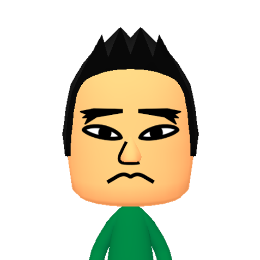no name Mii character: This Mii is from the Switch SDK as a SampleDB Mii.