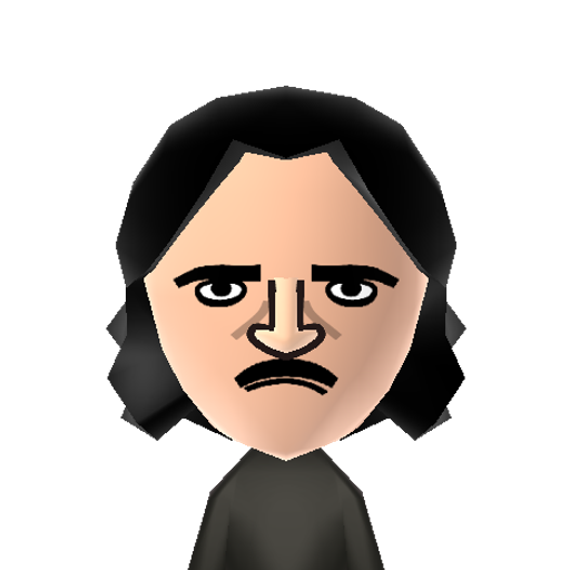 Edgar Mii character: An American writer. Known for his poem, "The Raven."