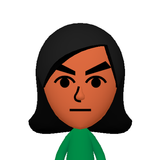 no name Mii character: This Mii is from the Switch SDK as a SampleDB Mii.