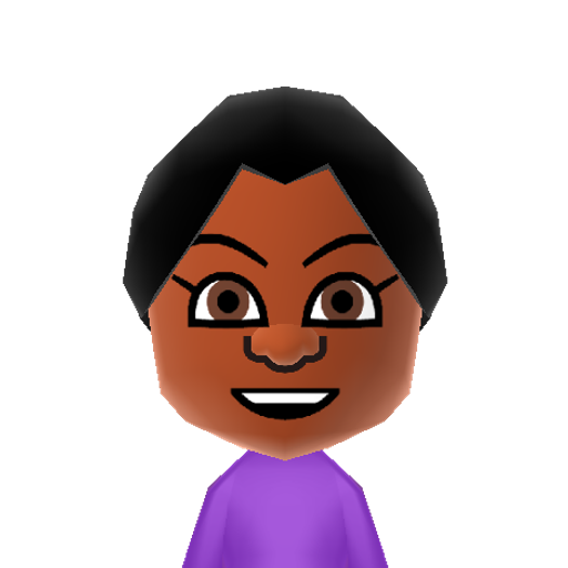 Kelly Mii character preview