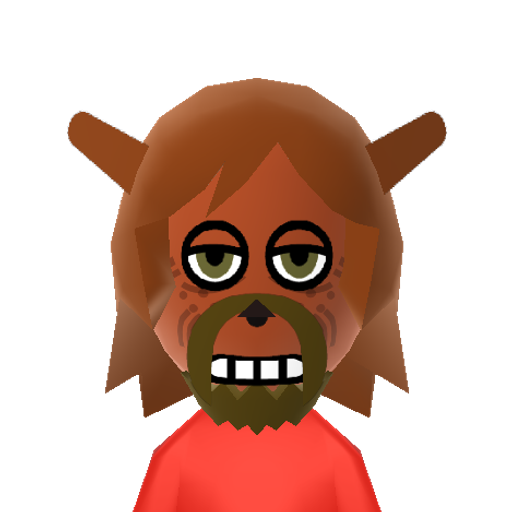 Foxy Mii character preview