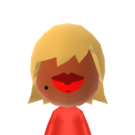 Smoochi Mii character: a Mii by ghcoffee