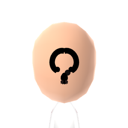 ???? Mii character: This is a Mii uploaded for the 3DS version and distributed by Mii Central for both the 3DS and Switch versions of Miitopia.
