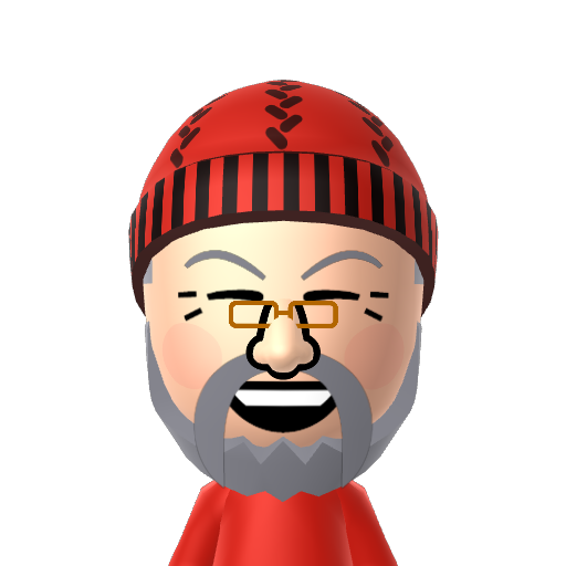 Santa Mii character: a Mii used in Mii Fighter QR Codes Series / Custom Mii Fighter Versus