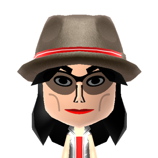 MJ Mii character: This Mii is a resident on OhhMyKawaii's island