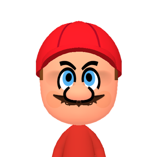 Mario Mii character: Mario as he appears in the animated adventure comedy film "The Super Mario Bros. Movie". Voiced by Chris Pratt.