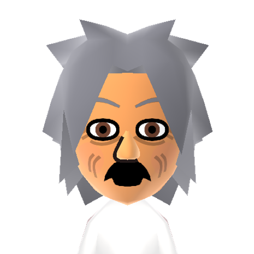 Einstein Mii character: These are extracted and derived from the Mii Central Miis from the 3DS Miitopia.