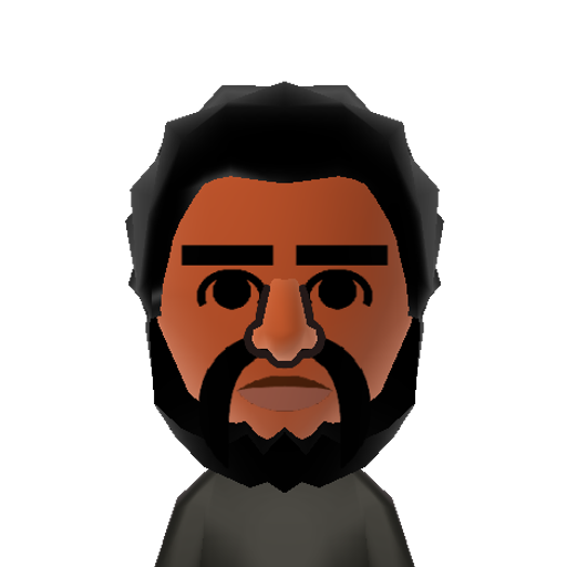 MC Ride Mii character: Frontman and rapper of the experimental hip hop group Death Grips.