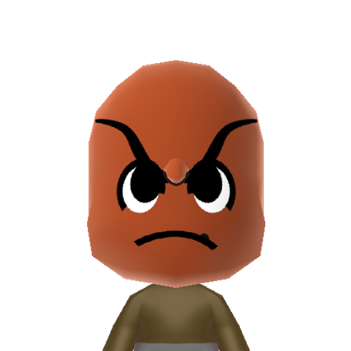 Goomba Mii character: These are extracted and derived from the Mii Central Miis from the 3DS Miitopia.