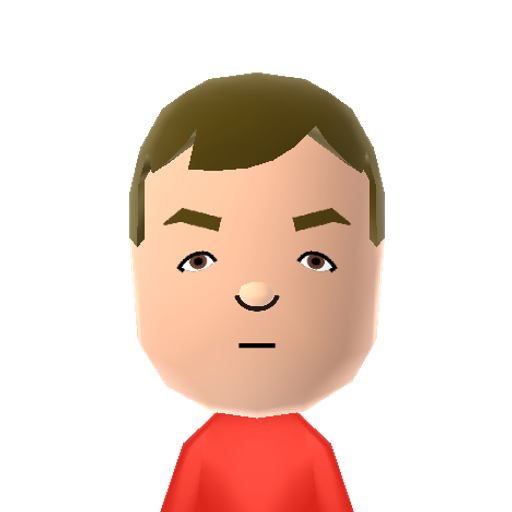 Giuseppe Mii character: NNID: guppyfish1