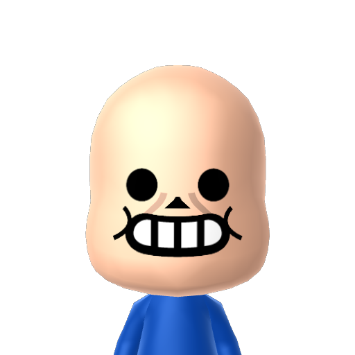 Sans Mii character: These are extracted and derived from the Mii Central Miis from the 3DS Miitopia.