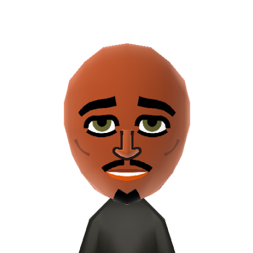 2Pac Mii character: Tupac Amaru Shakur, also known as 2Pac and briefly as Makaveli. He sold over 75 million records worldwide, making him one of the best-selling music artists of all time.