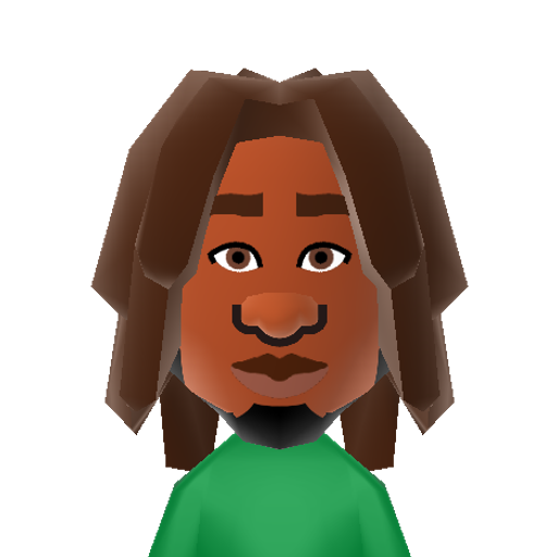 Wasabi Mii character preview