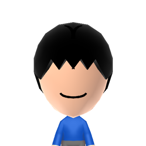 Deino Mii character: A dual-type Dark/Dragon Pokemon.