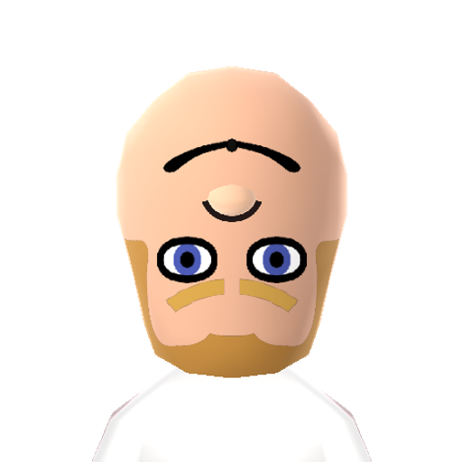Upsidedown Mii character preview