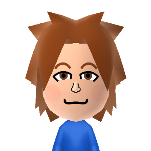 Alex Mii character: A "Realistic" preset from the Mii Lab