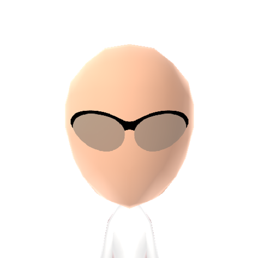 no face Mii character: A Mii with no face.