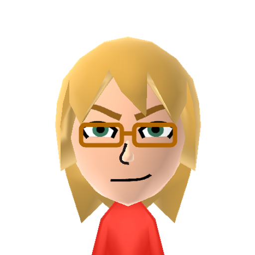 たかぎ Mii character: A rookie manga artist from the manga and anime Bakuman.