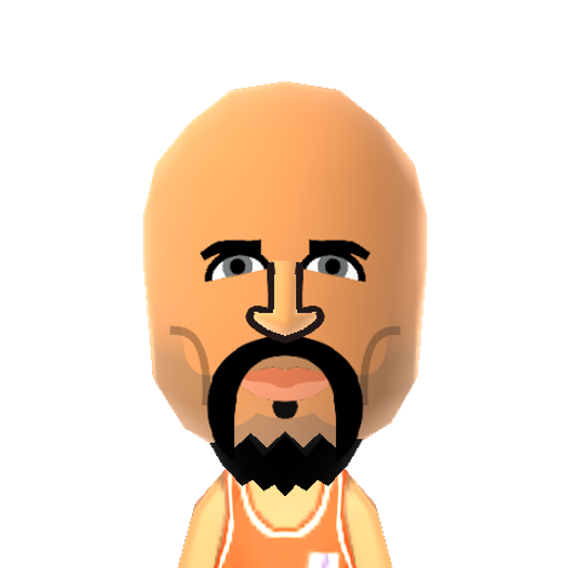 Jason Kidd Mii character: NBA Pro basketball player for the pistons