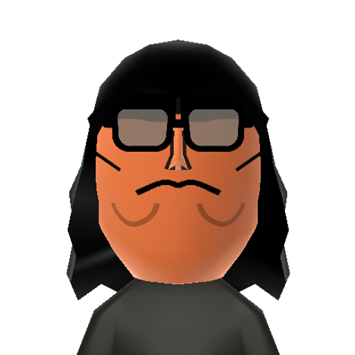 Kuma Mii character: A Pacifista cyborg developed by Dr. Vegapunk. He is also one of the Seven Warlords of the Sea. From the anime/manga "One Piece."