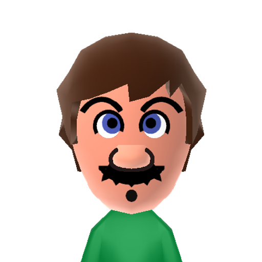 ルイージ Mii character: A Mii from You Play Motion, a mod for Wii Play Motion.