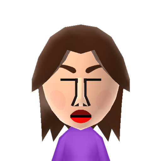 Kazue Mii character: A Mii from Popsicle-Kun