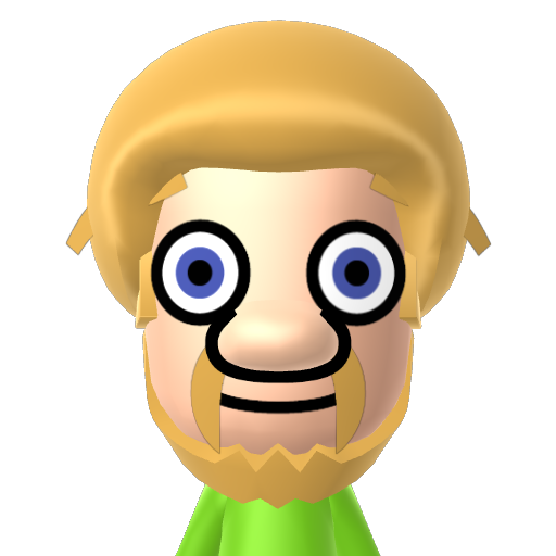 ëãçáããæàæ™ Mii character: A Mii from my childhood Wii.